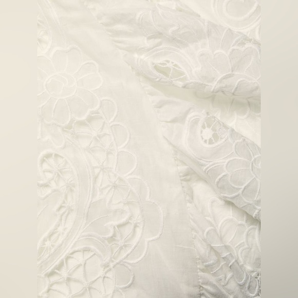 ZIMMERMANN Lulu Scalloped Frill Lace Pattern Long Dress Size S/Zimmerman Size 1 - Picture 5 of 9